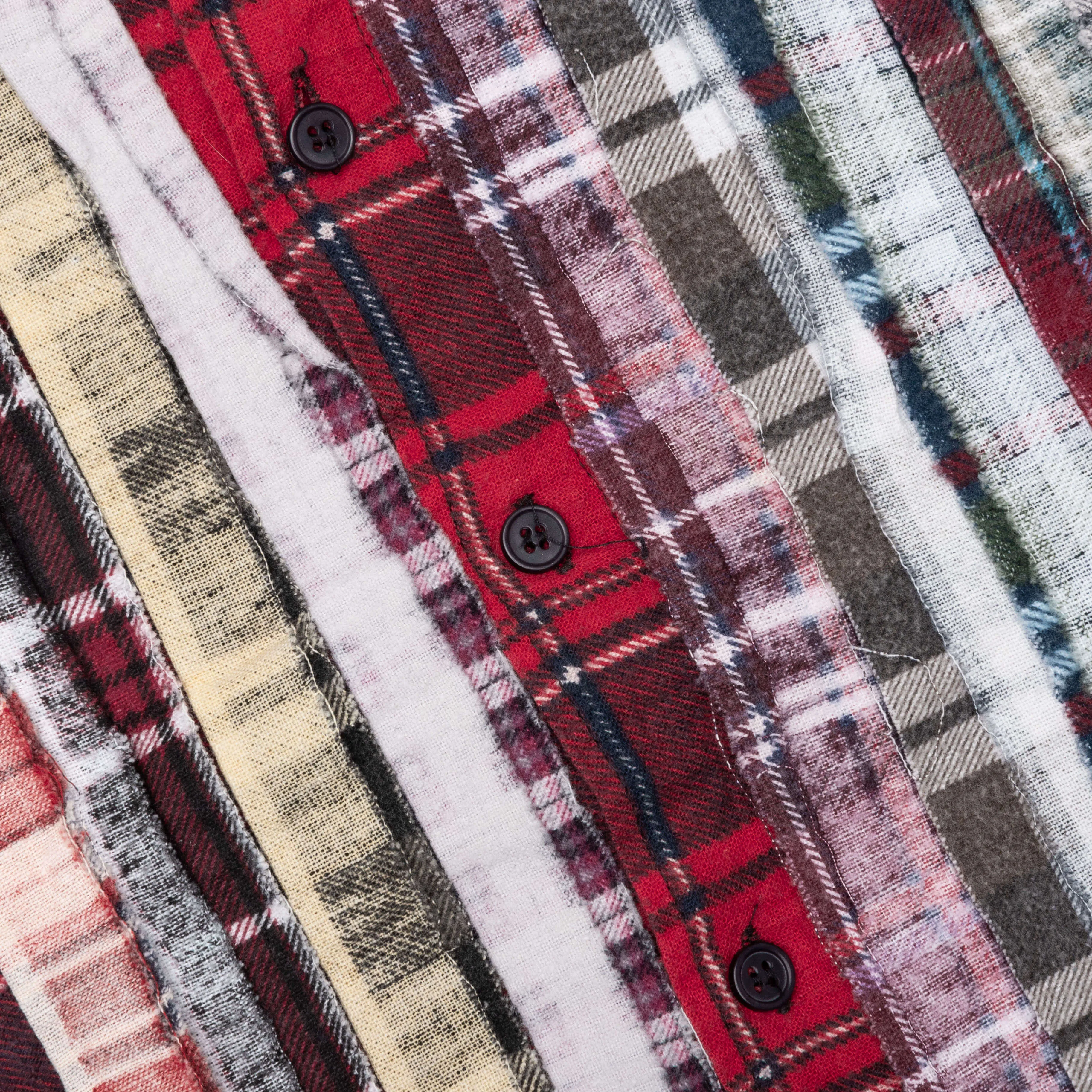 Flannel Shirt Ribbon Shirt - Assorted