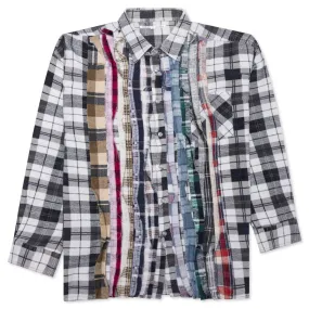 Flannel Shirt Ribbon Shirt - Assorted