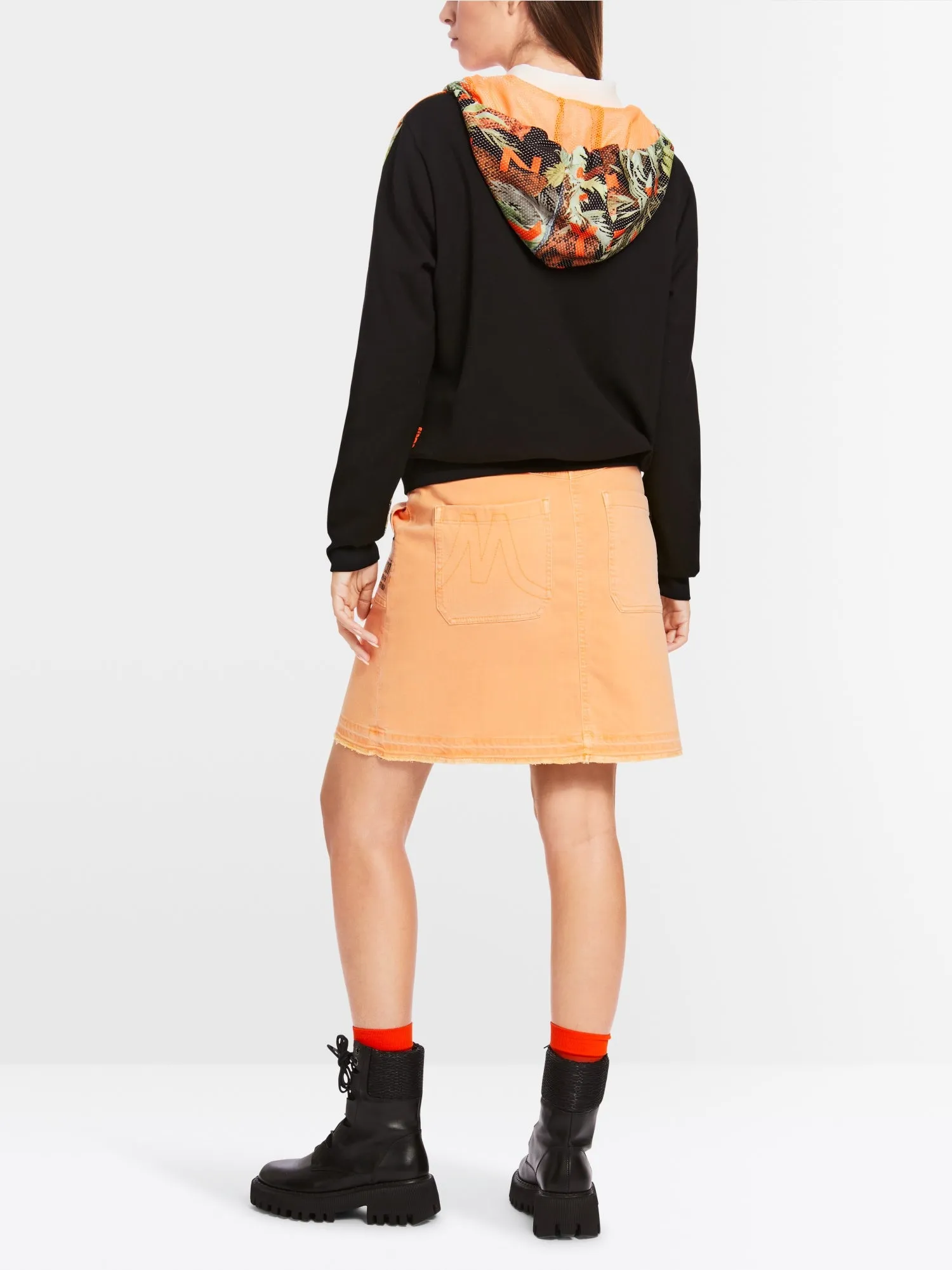 Jacket - Orange/Print