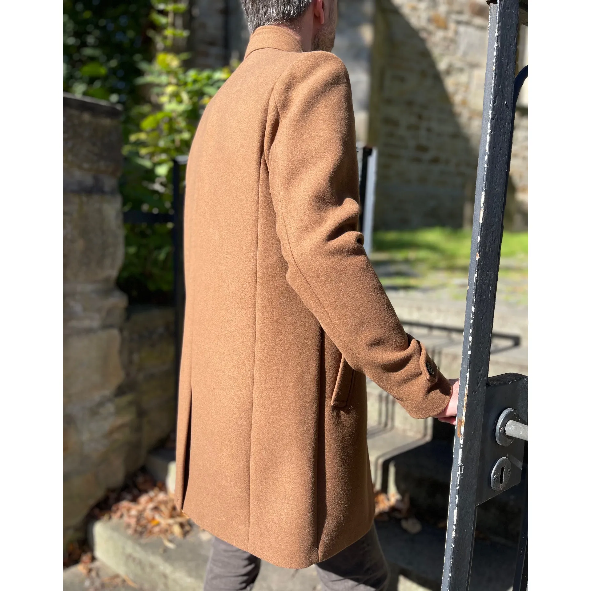 Luxurious JJ Melton Wool Coat - Premium Quality, Winter Essential