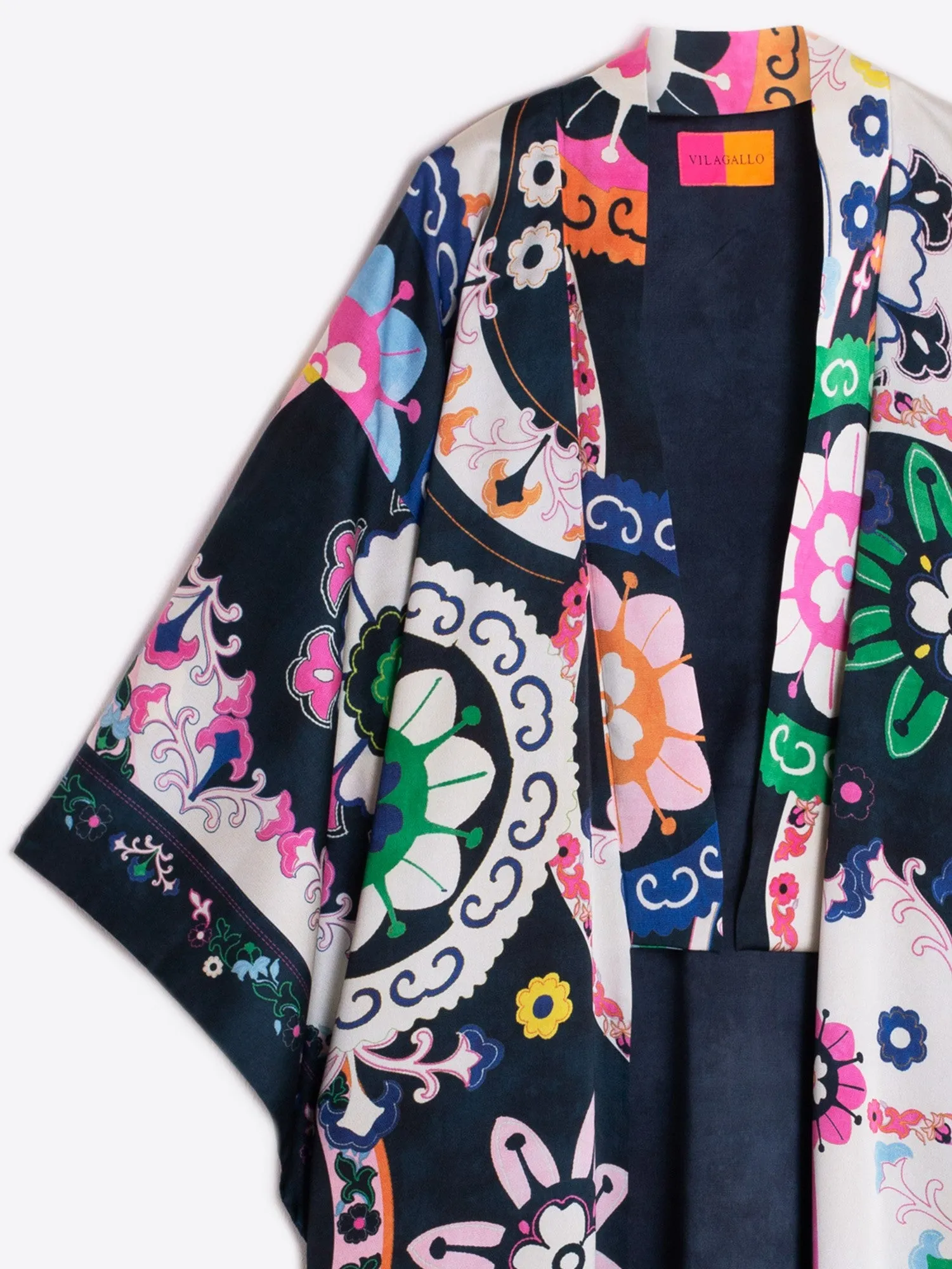 KIMONO COAT (MULTI PRINT) - VILAGALLO