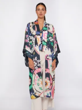 KIMONO COAT (MULTI PRINT) - VILAGALLO