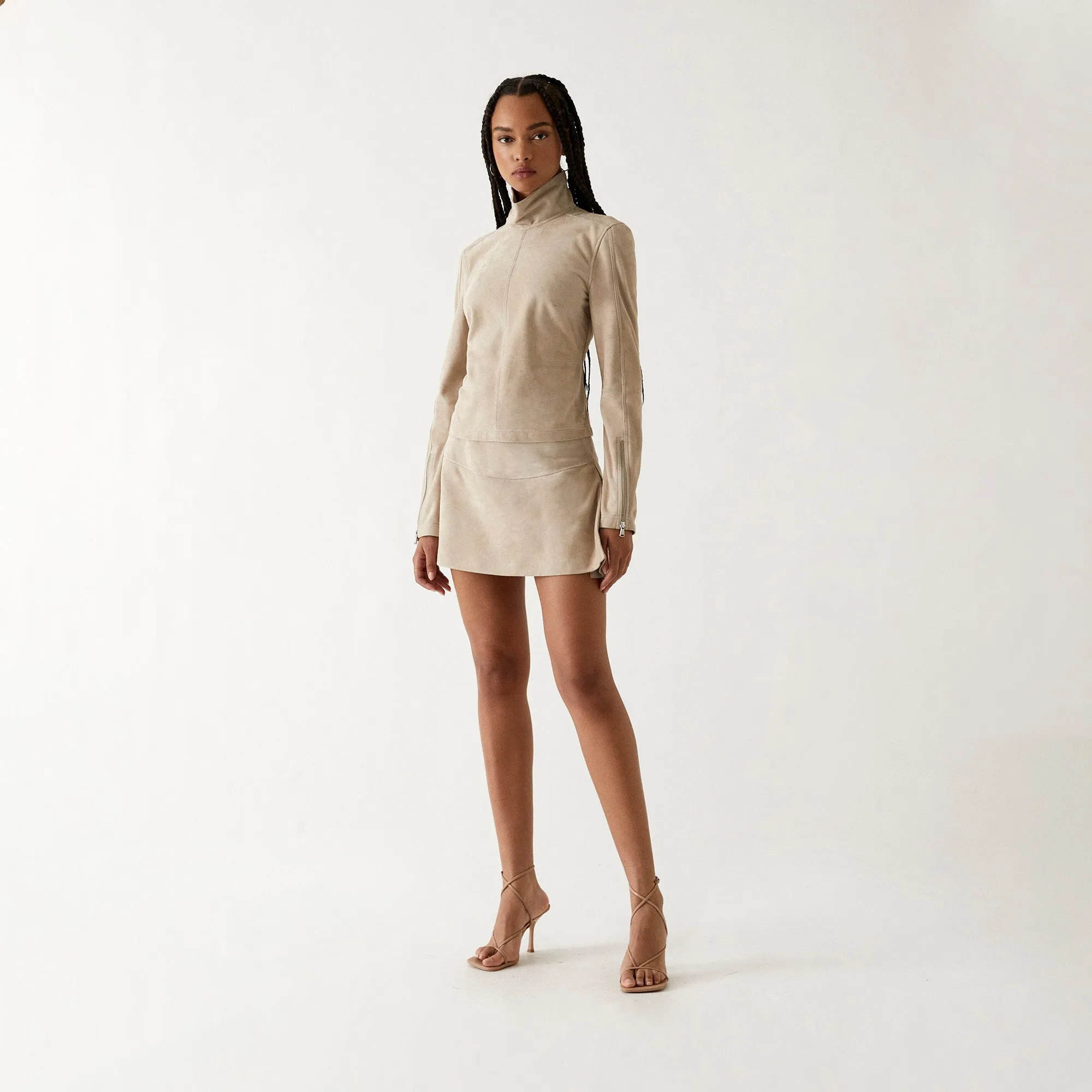 Kith Women Auden Suede Turtleneck - Arch