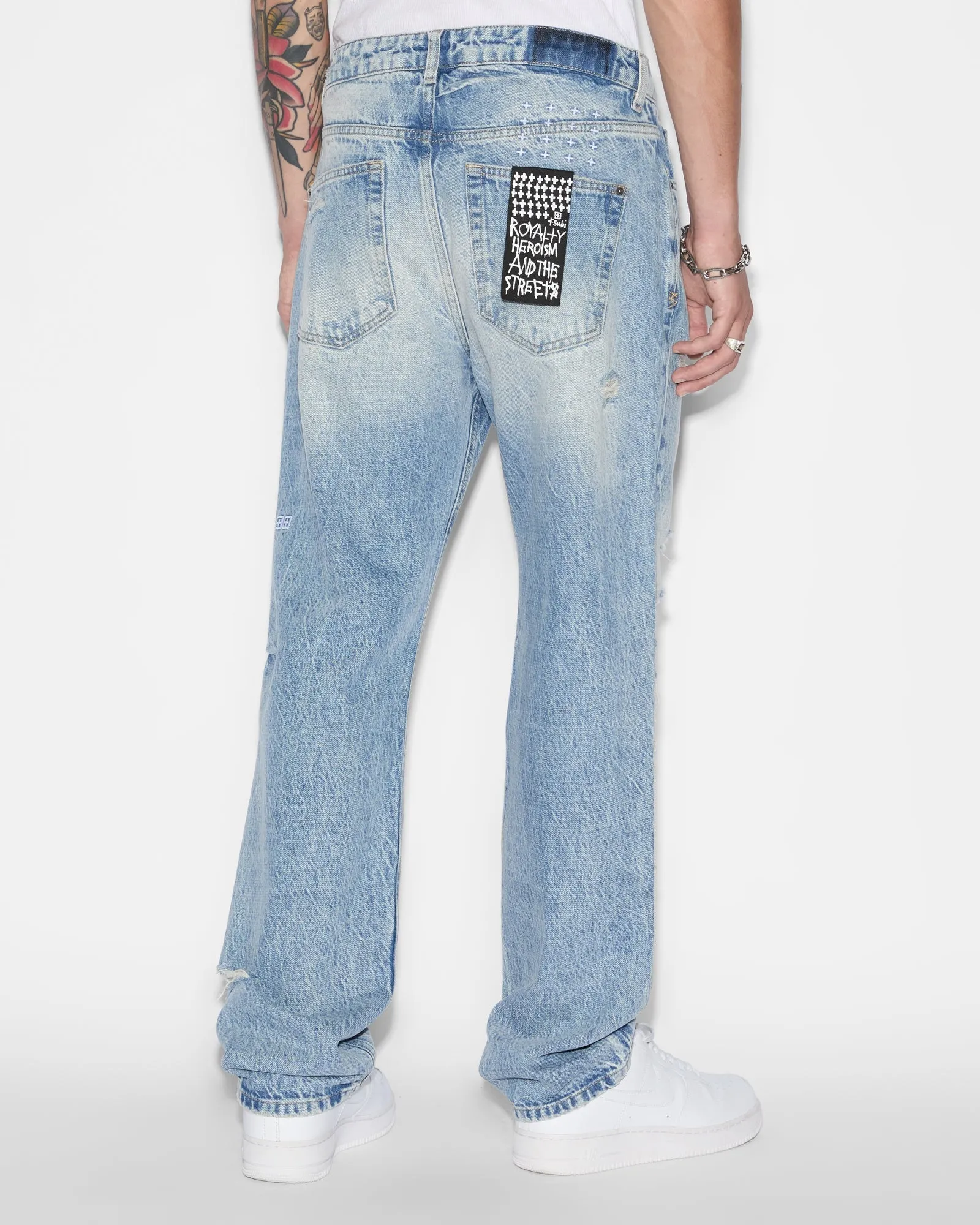 Ksubi Hazlow Nu Heritage Trashed Jeans - Denim