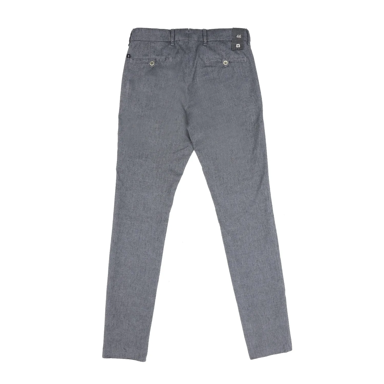 Lardini - Tapered Trousers - Grey Marl Twill