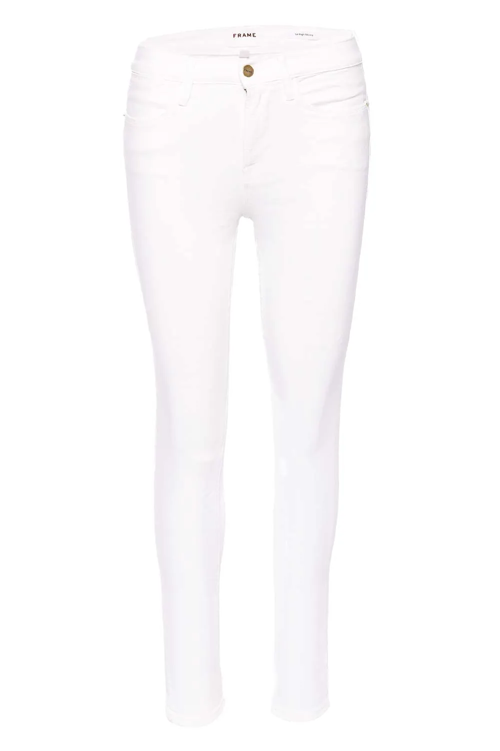 Sure! Here is an optimized title with modifiers for the e-commerce product:

Womens High-Rise White Skinny Jeans - Stylish, Comfortable, and Versatile Denim