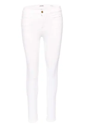 Sure! Here is an optimized title with modifiers for the e-commerce product:

Womens High-Rise White Skinny Jeans - Stylish, Comfortable, and Versatile Denim