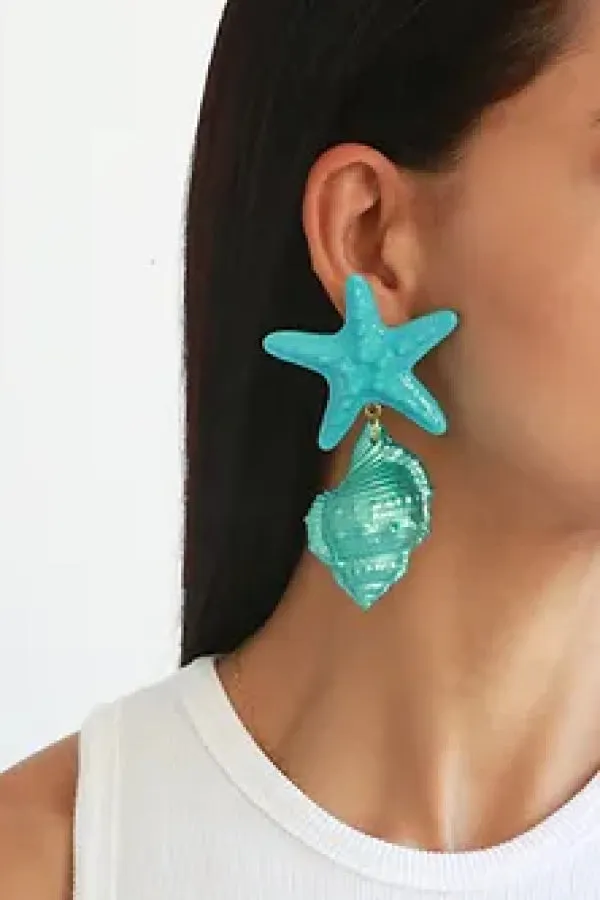 Le Splash Earrings Blue