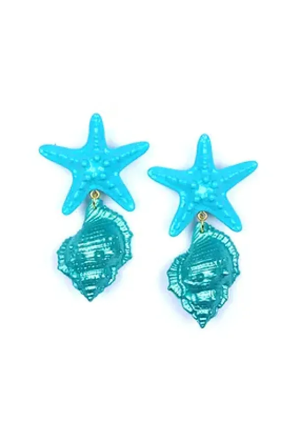 Le Splash Earrings Blue