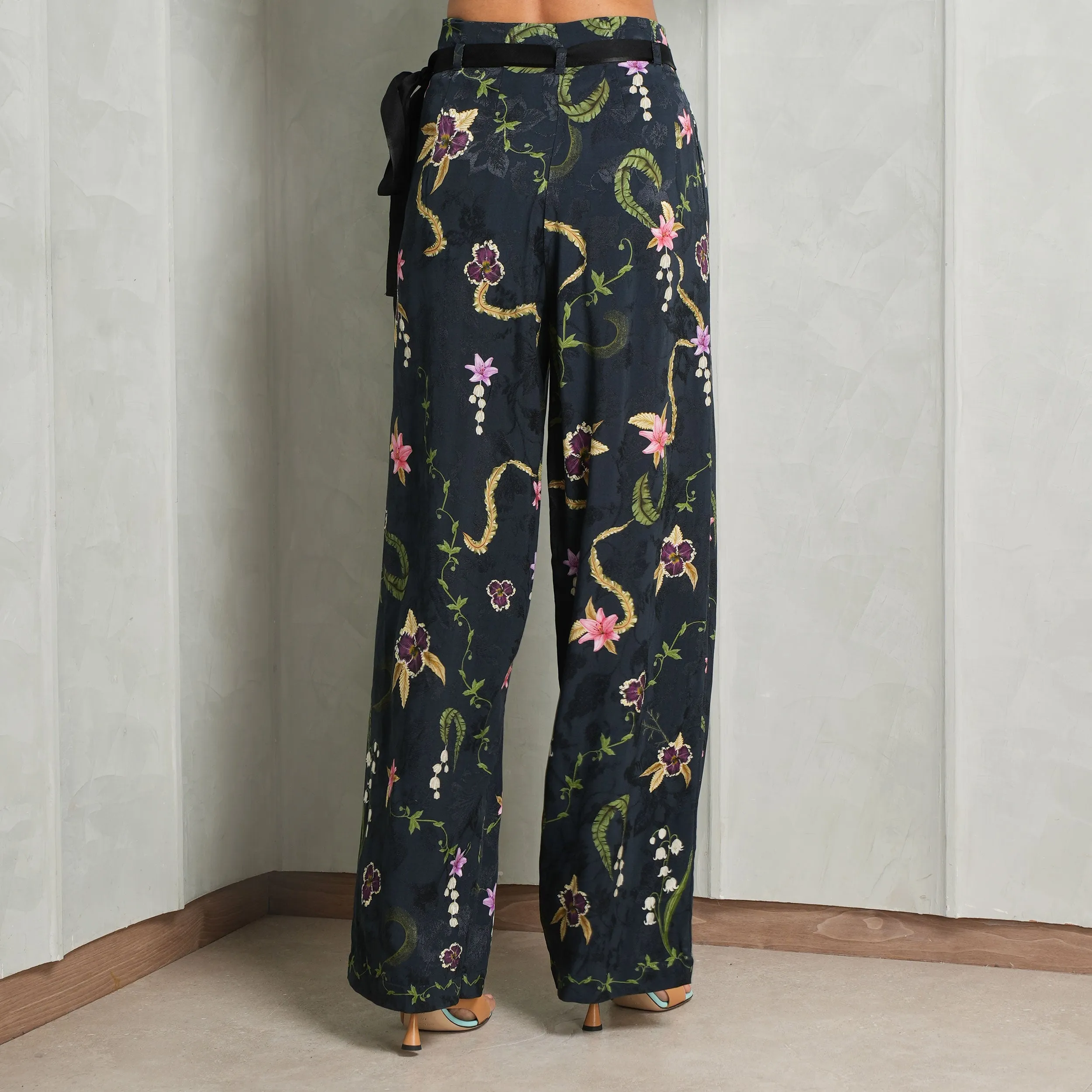 Memoria Tesoro High-Waisted Trousers