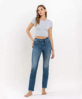 Moonlight - High Rise Stretch Slim Straight Jeans