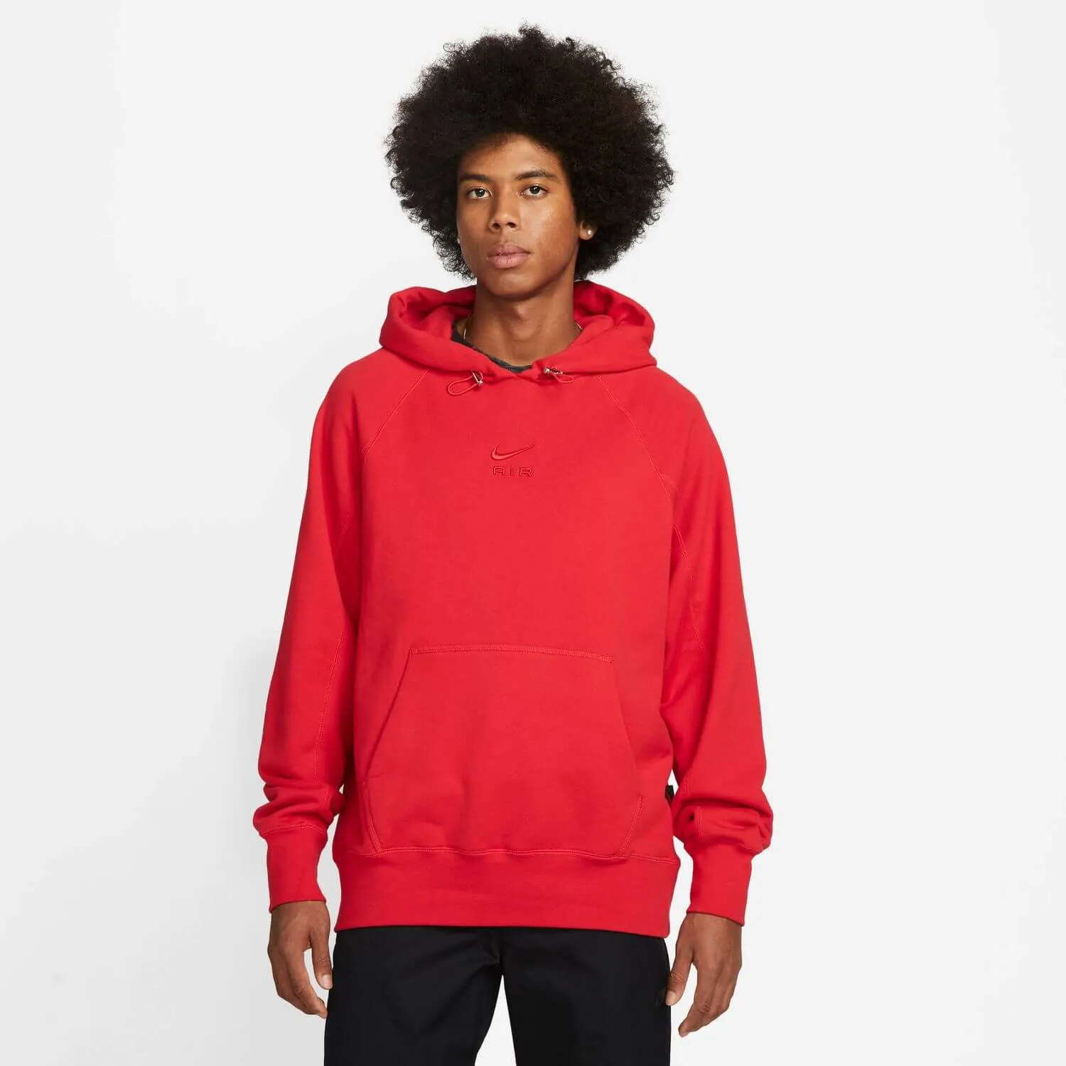 Sure, heres an optimized title for the product: Nike Air Mens Athletic Hoodie in University Red - Comfortable, Stylish & Durable Activewear