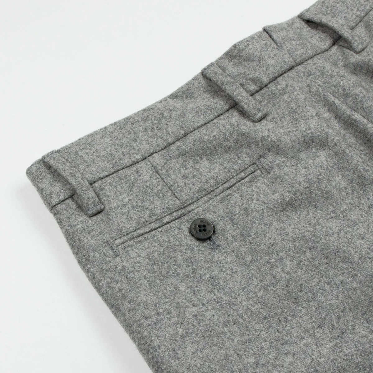 Norse Projects - Thomas Slim Light Wool Trousers - Light Grey Melange