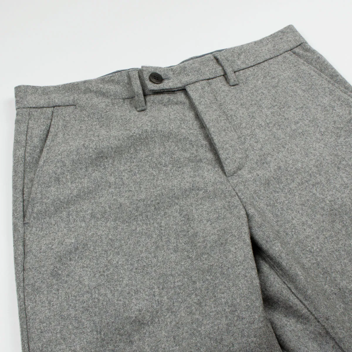 Norse Projects - Thomas Slim Light Wool Trousers - Light Grey Melange