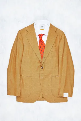 Orazio Luciano Honey Wool Hopsack Sport Coat