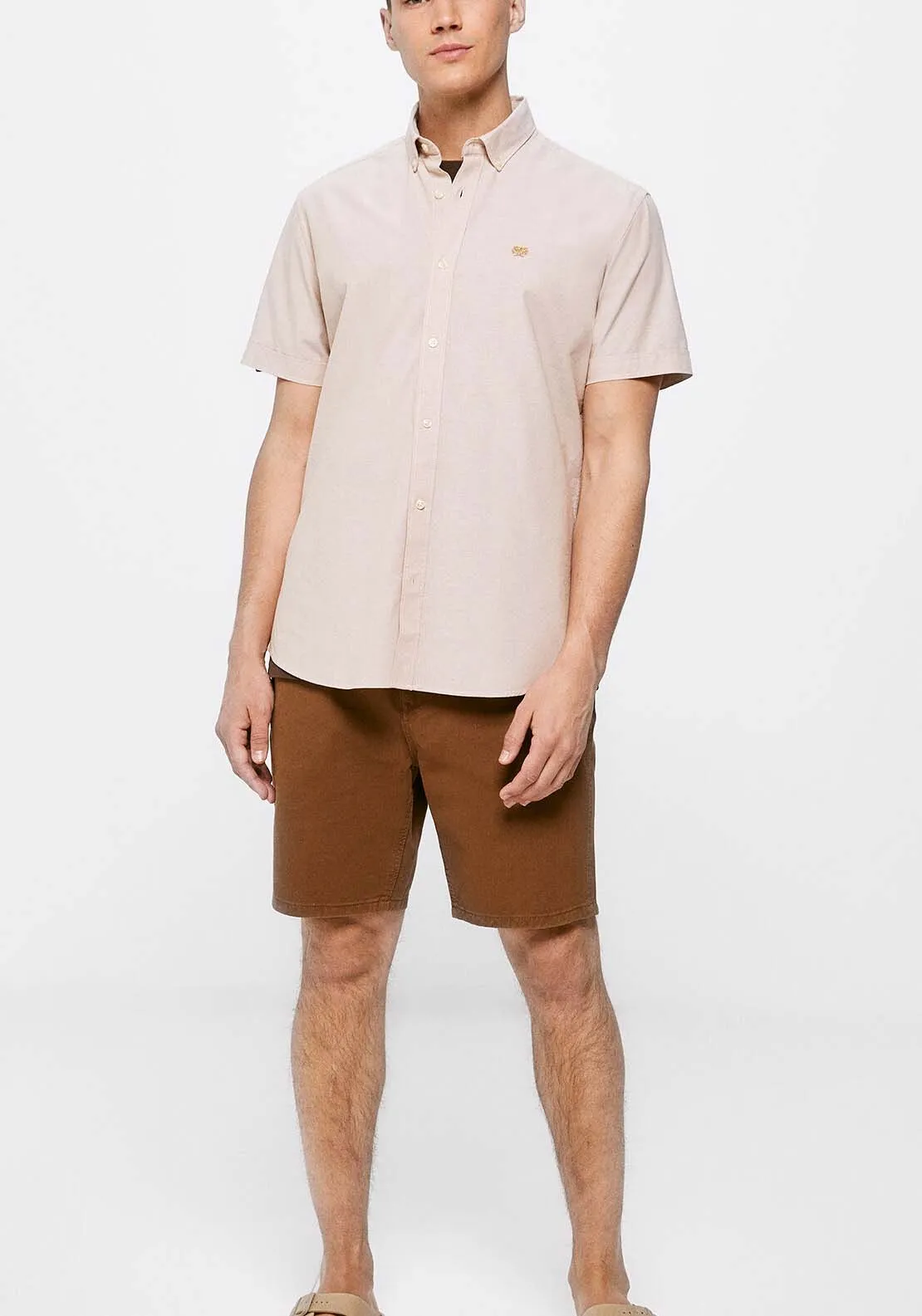 Pinpoint shirt - Beige