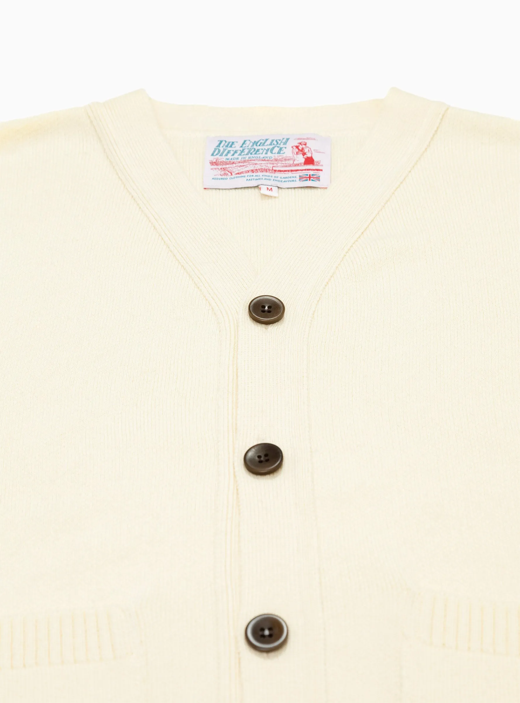 Pocket Sweater Vest Cream