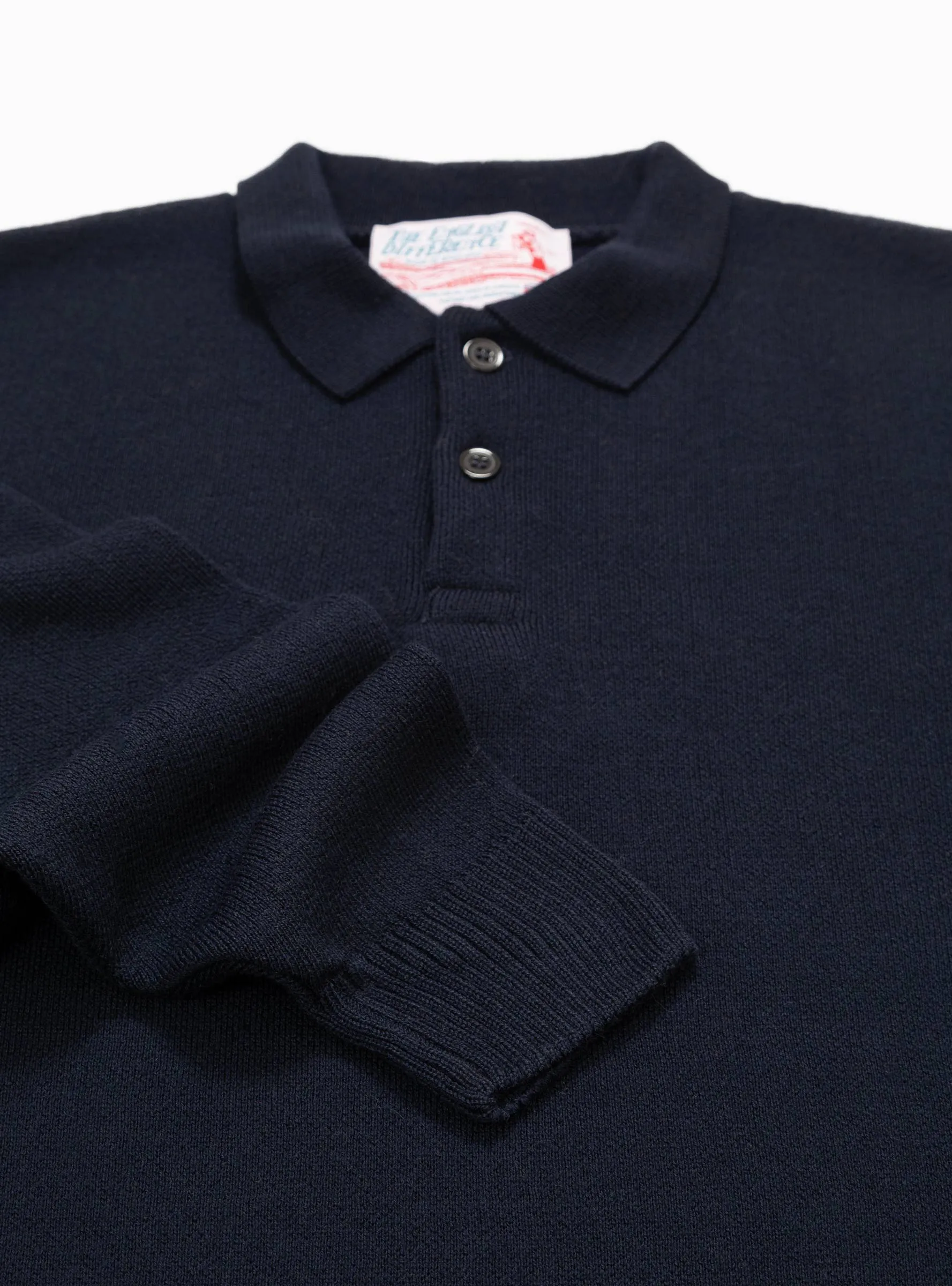 Polo Sweater Midnight Blue