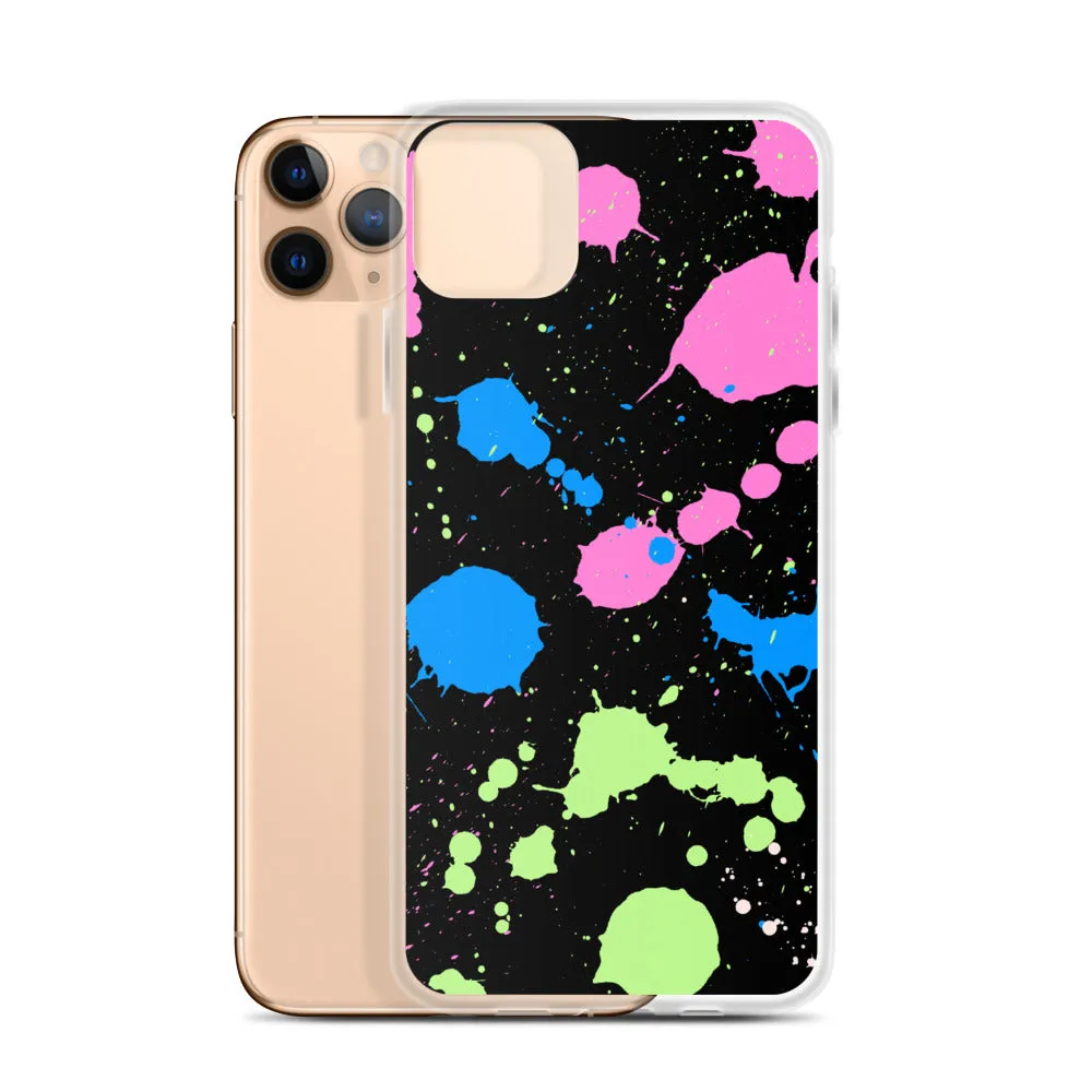 Poly Paint Splash iPhone Case