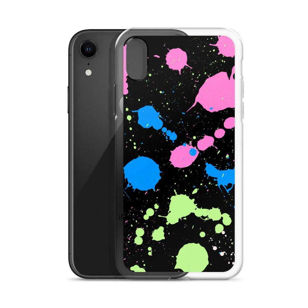 Poly Paint Splash iPhone Case