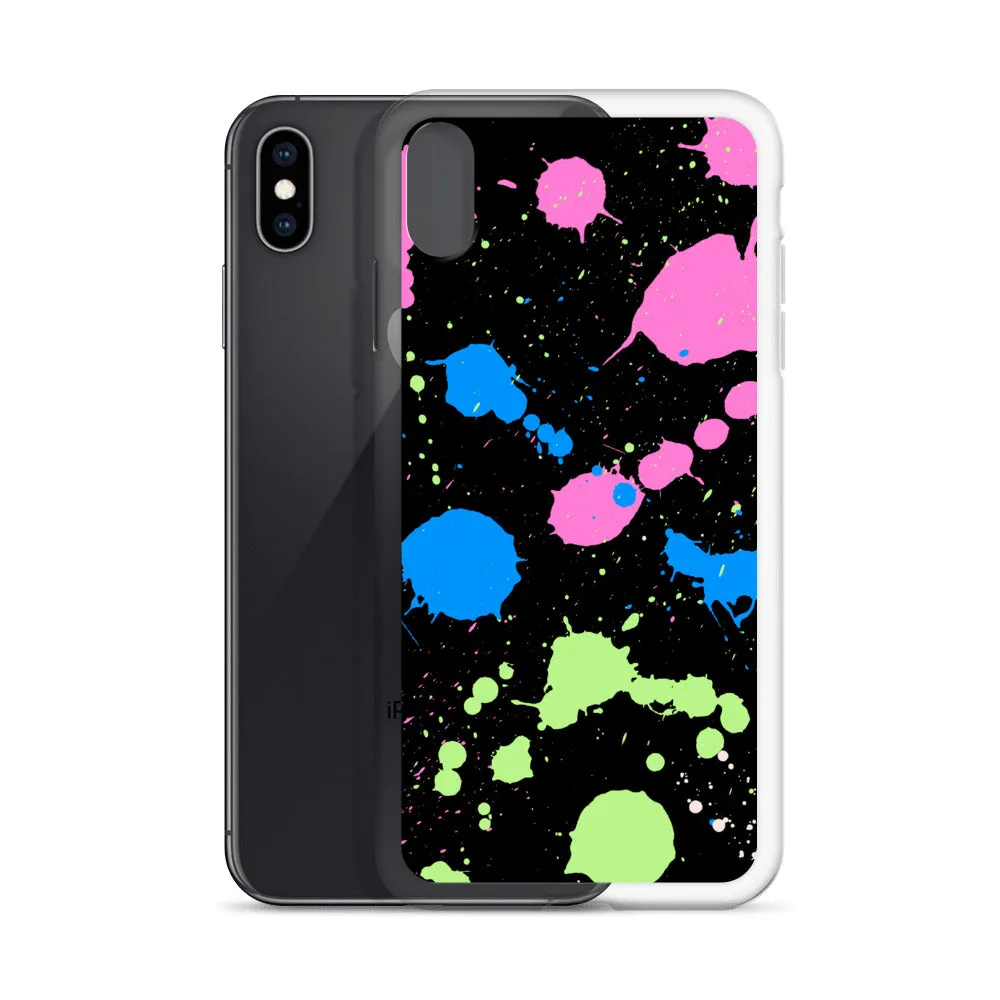 Poly Paint Splash iPhone Case