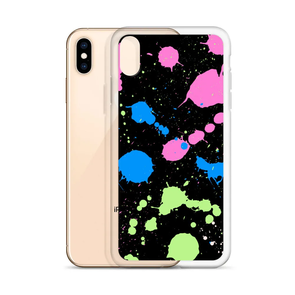 Poly Paint Splash iPhone Case