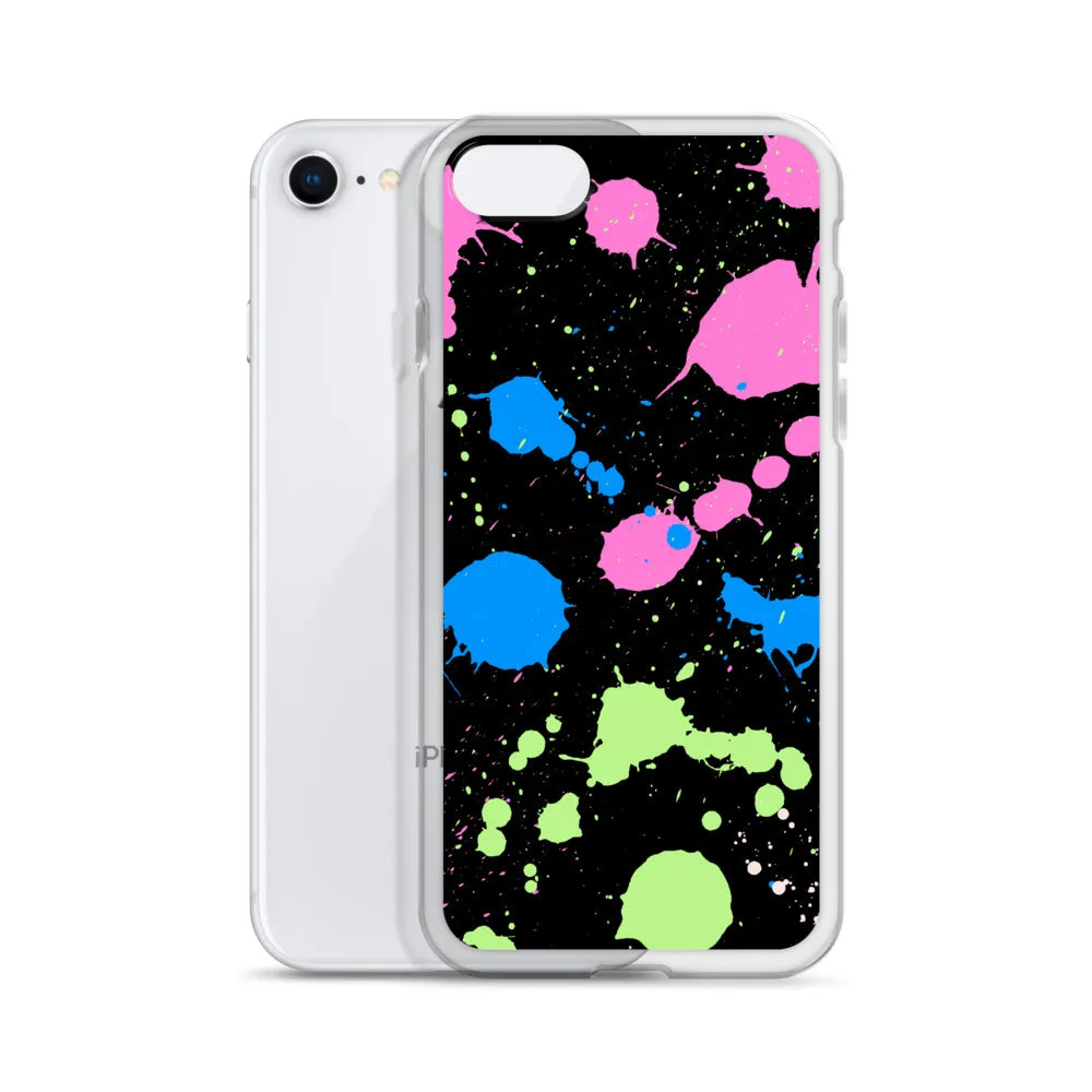 Poly Paint Splash iPhone Case