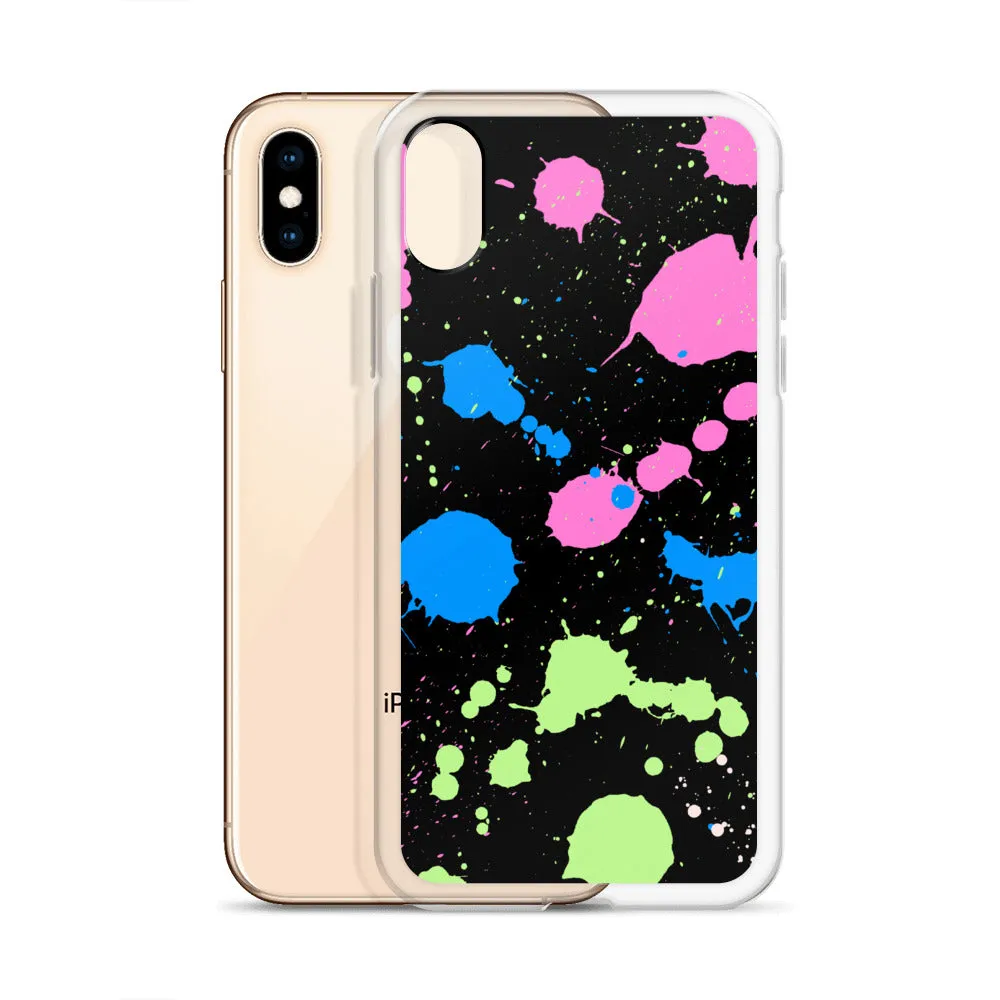 Poly Paint Splash iPhone Case