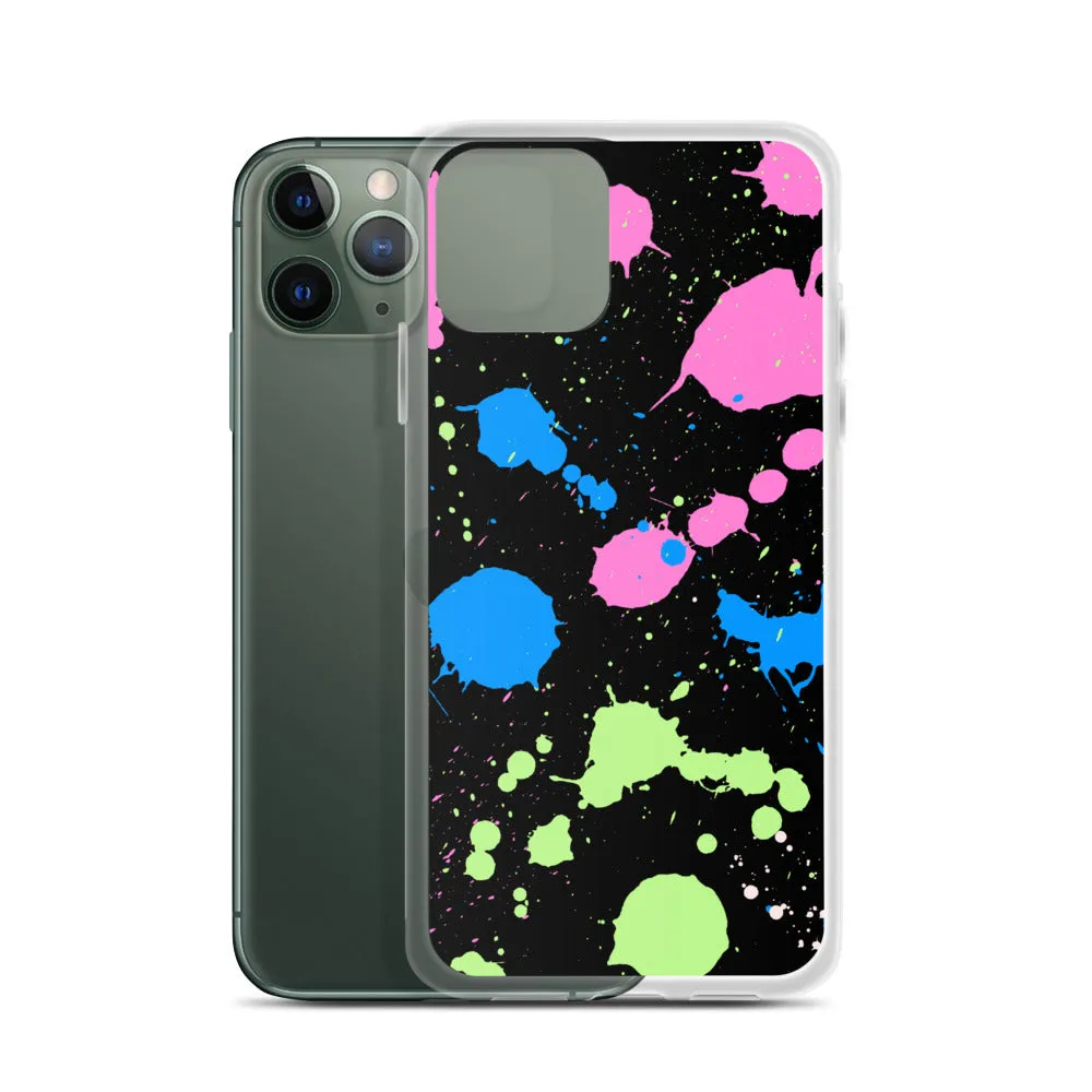 Poly Paint Splash iPhone Case