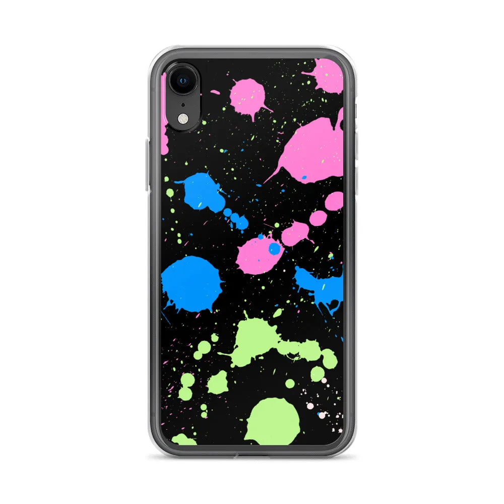 Poly Paint Splash iPhone Case