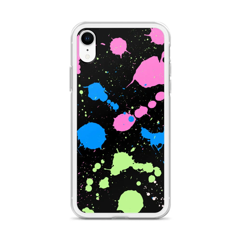 Poly Paint Splash iPhone Case