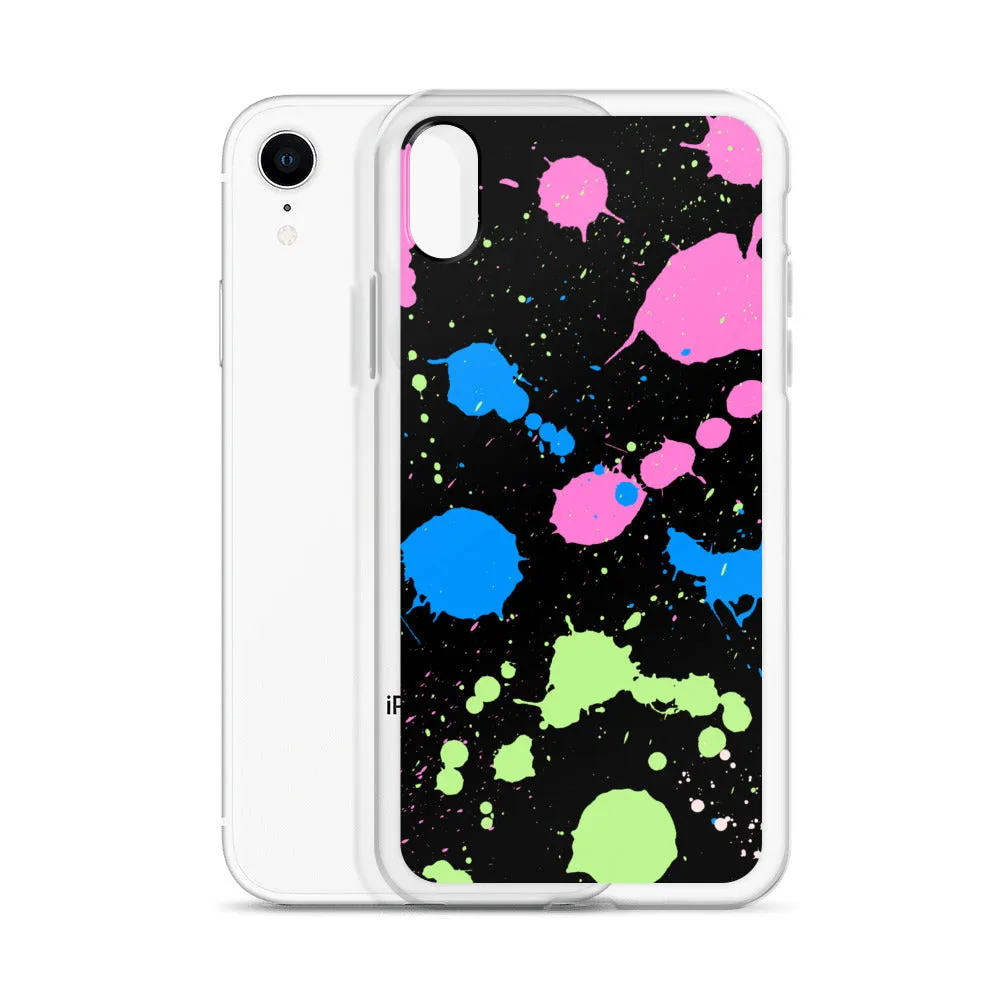 Poly Paint Splash iPhone Case