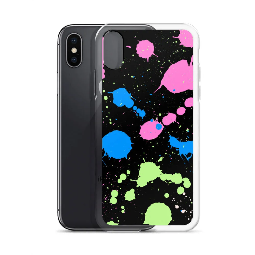 Poly Paint Splash iPhone Case