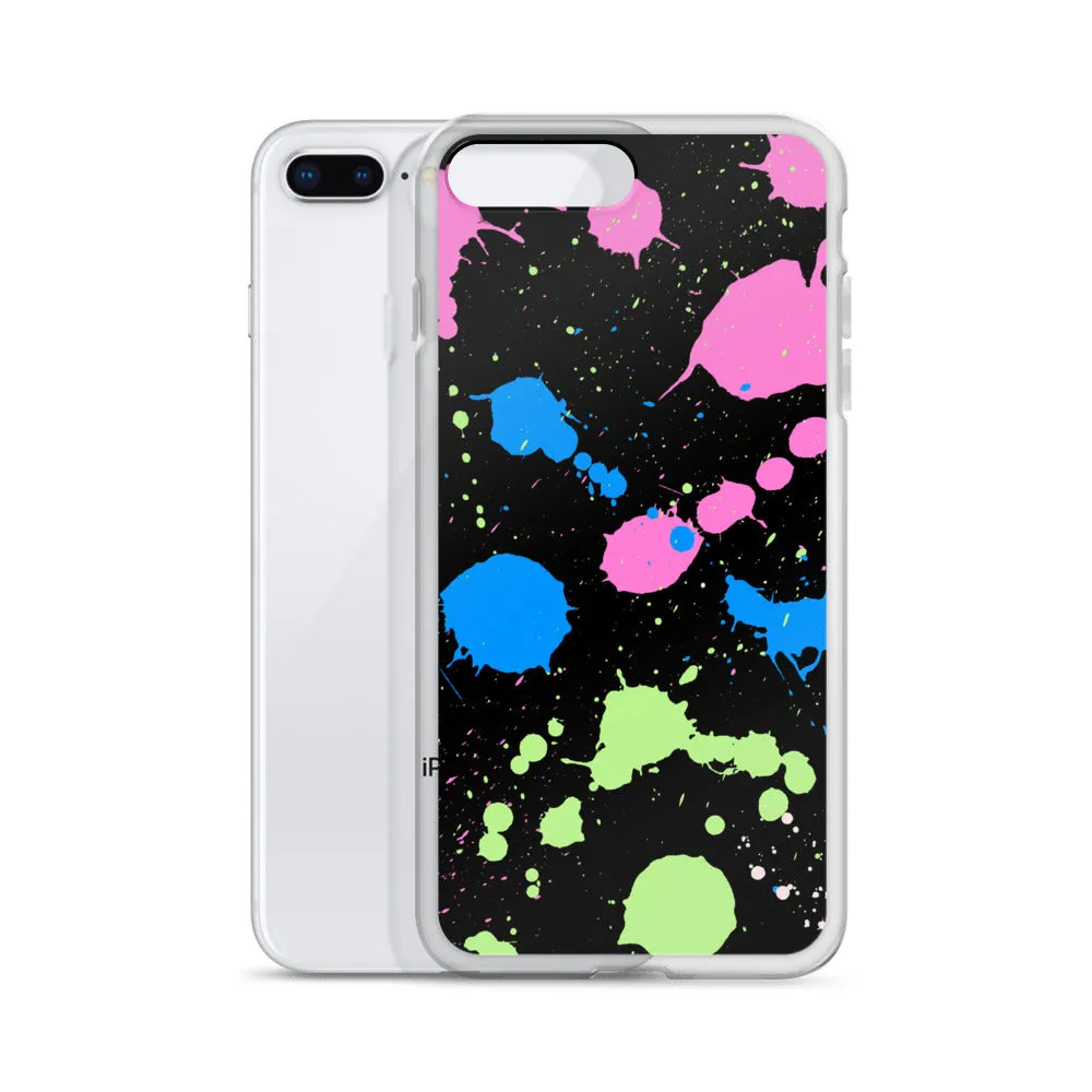 Poly Paint Splash iPhone Case