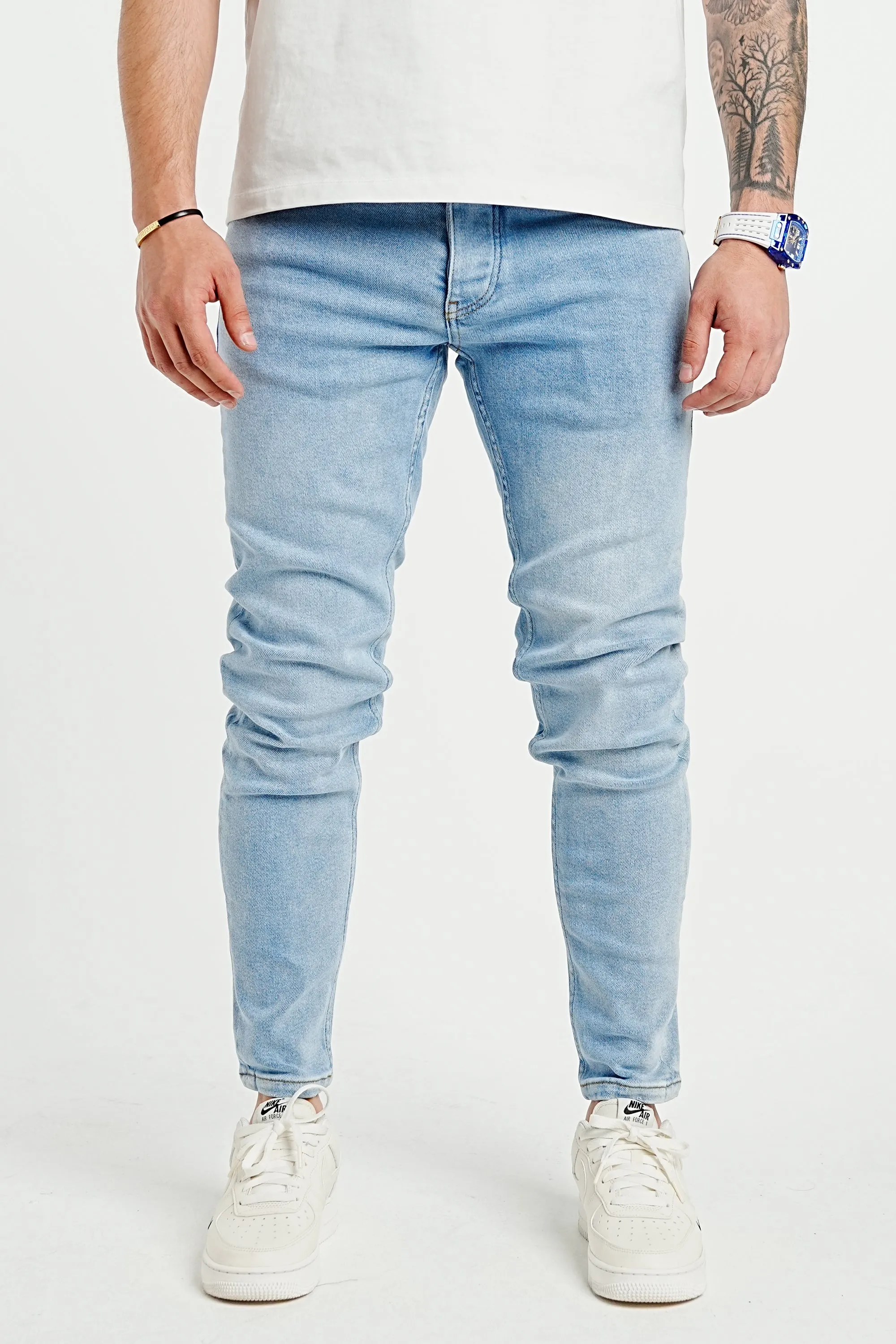 Premium High Stretch Light Blue Jeans