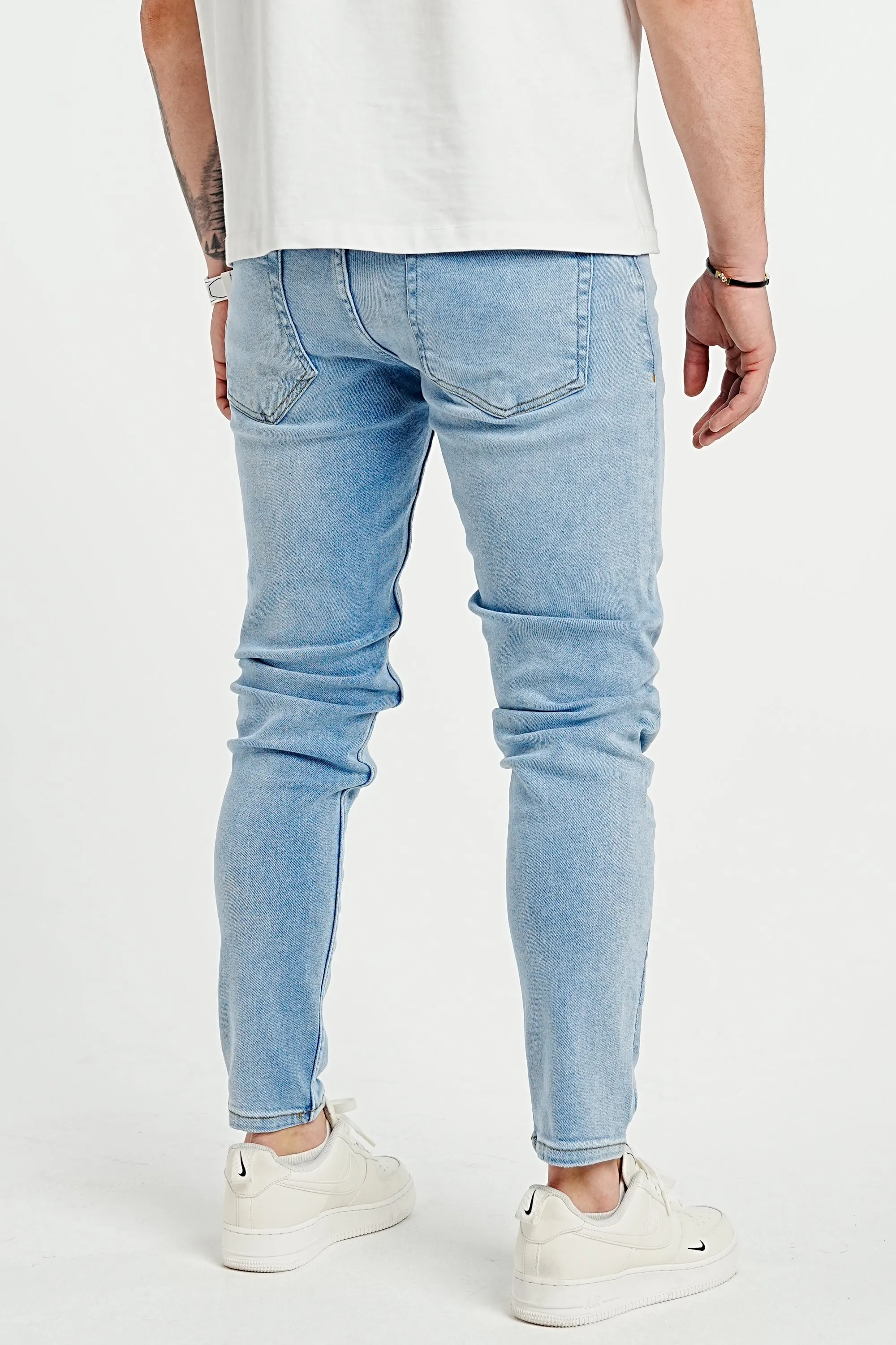 Premium High Stretch Light Blue Jeans