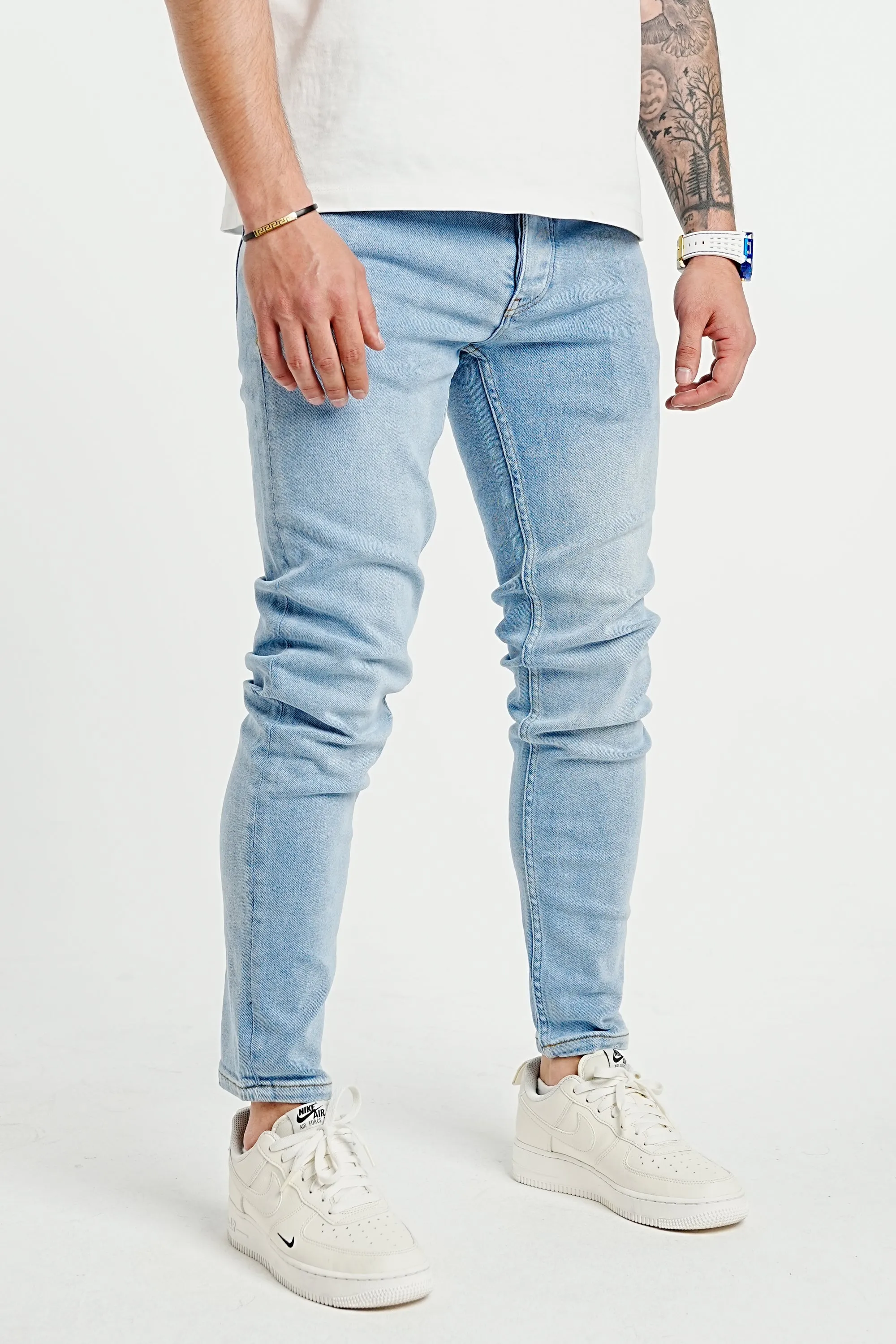 Premium High Stretch Light Blue Jeans