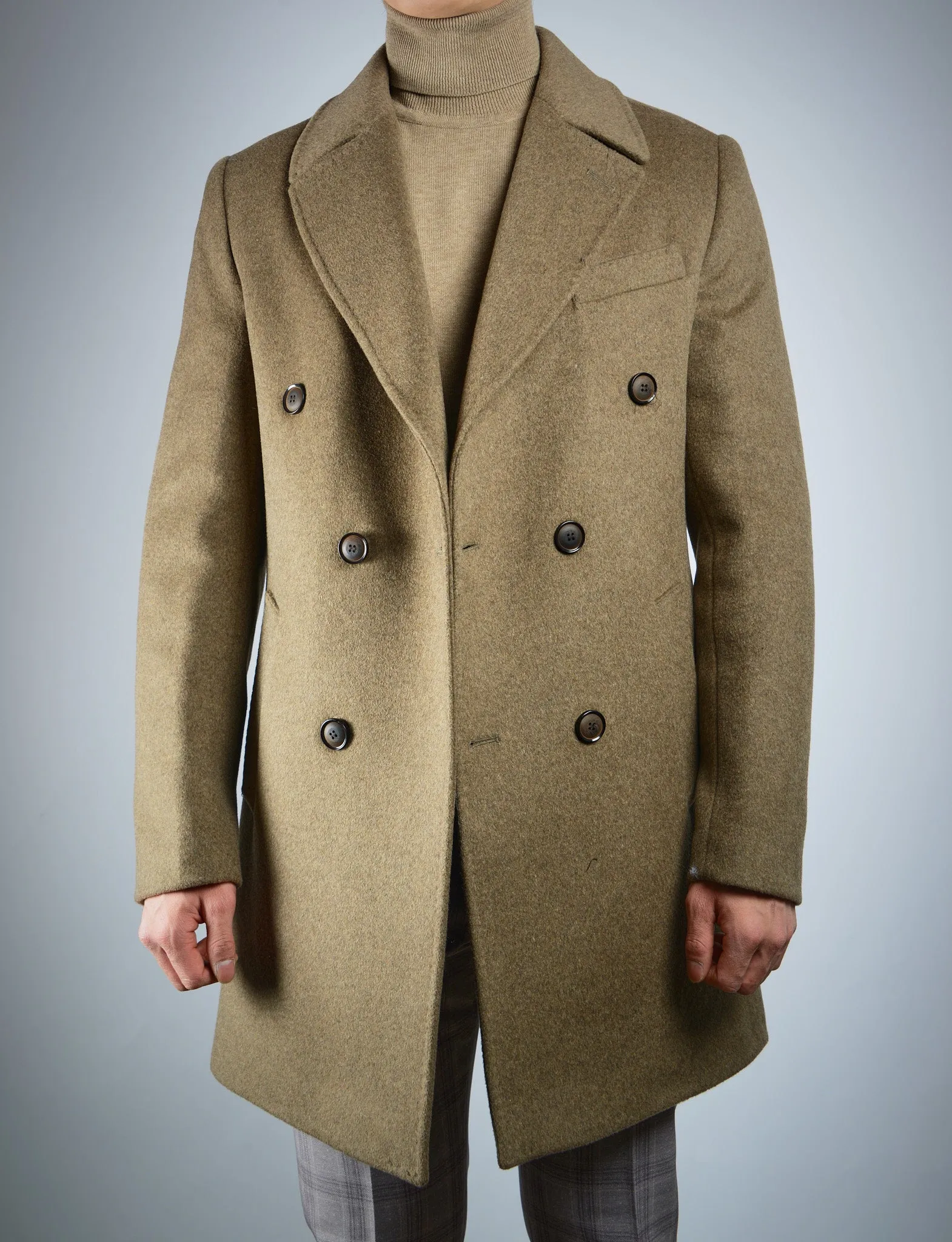 Preston Brush Heathered DB Coat