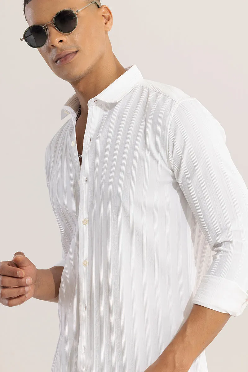 Quadbar White Shirt