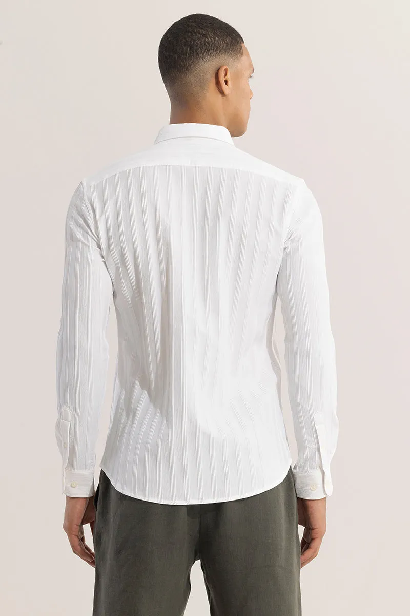 Quadbar White Shirt