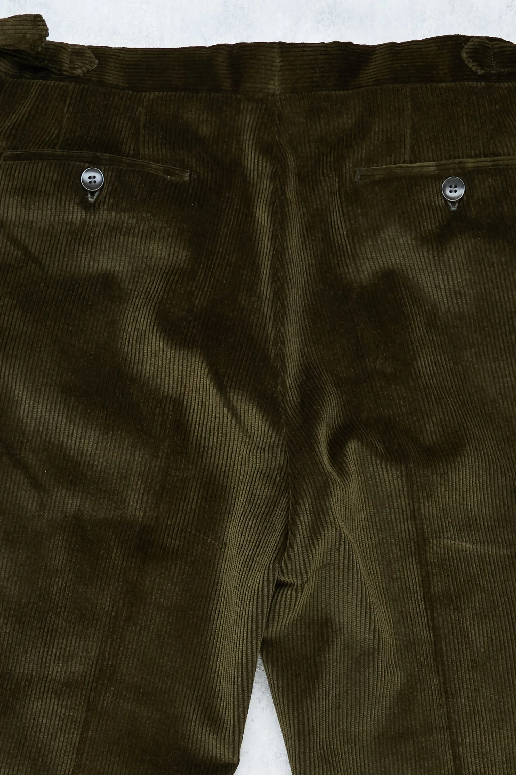 Rota 609/62 Olive Green Corduroy Trousers