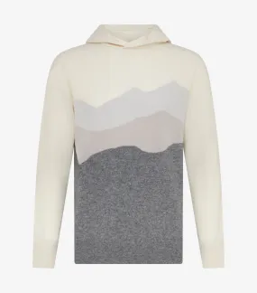 Sero Cashmere Hoodie - Mountainscape