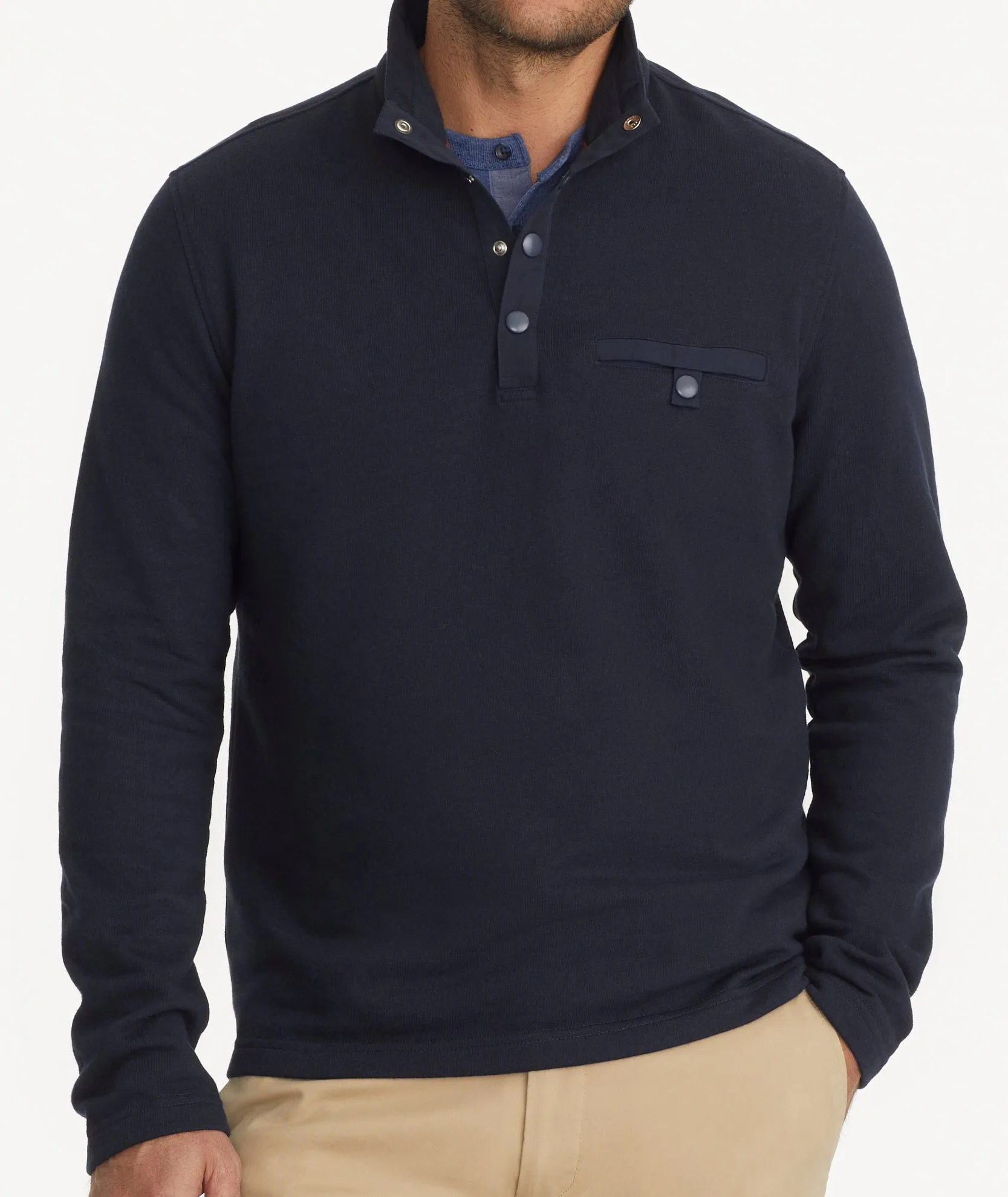 Snap Fleece Pullover