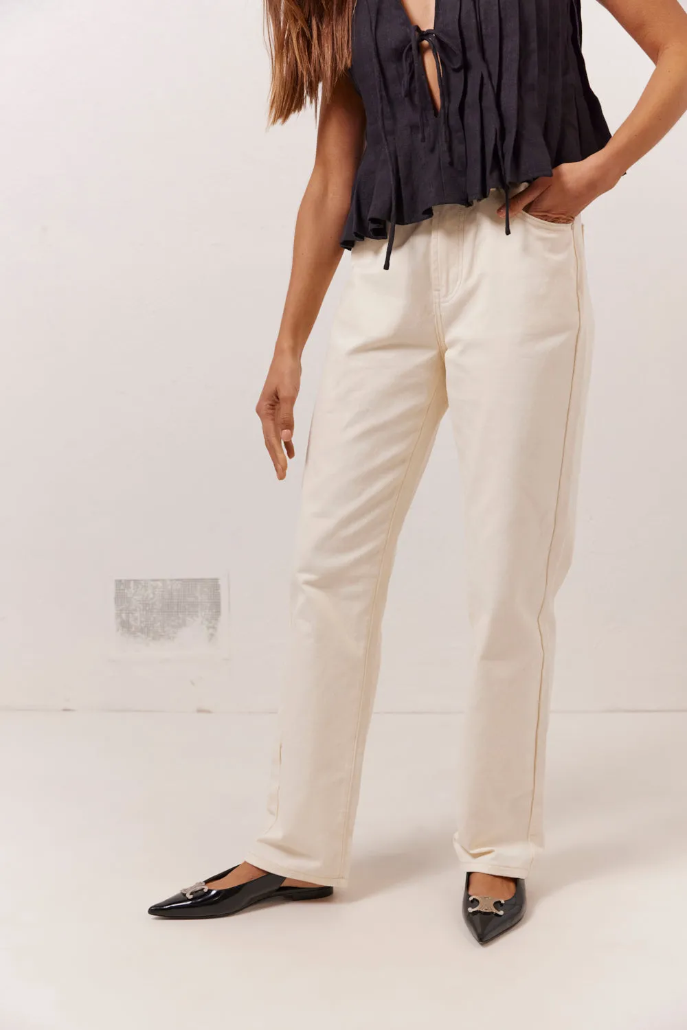 Suki Denim Jeans Cream