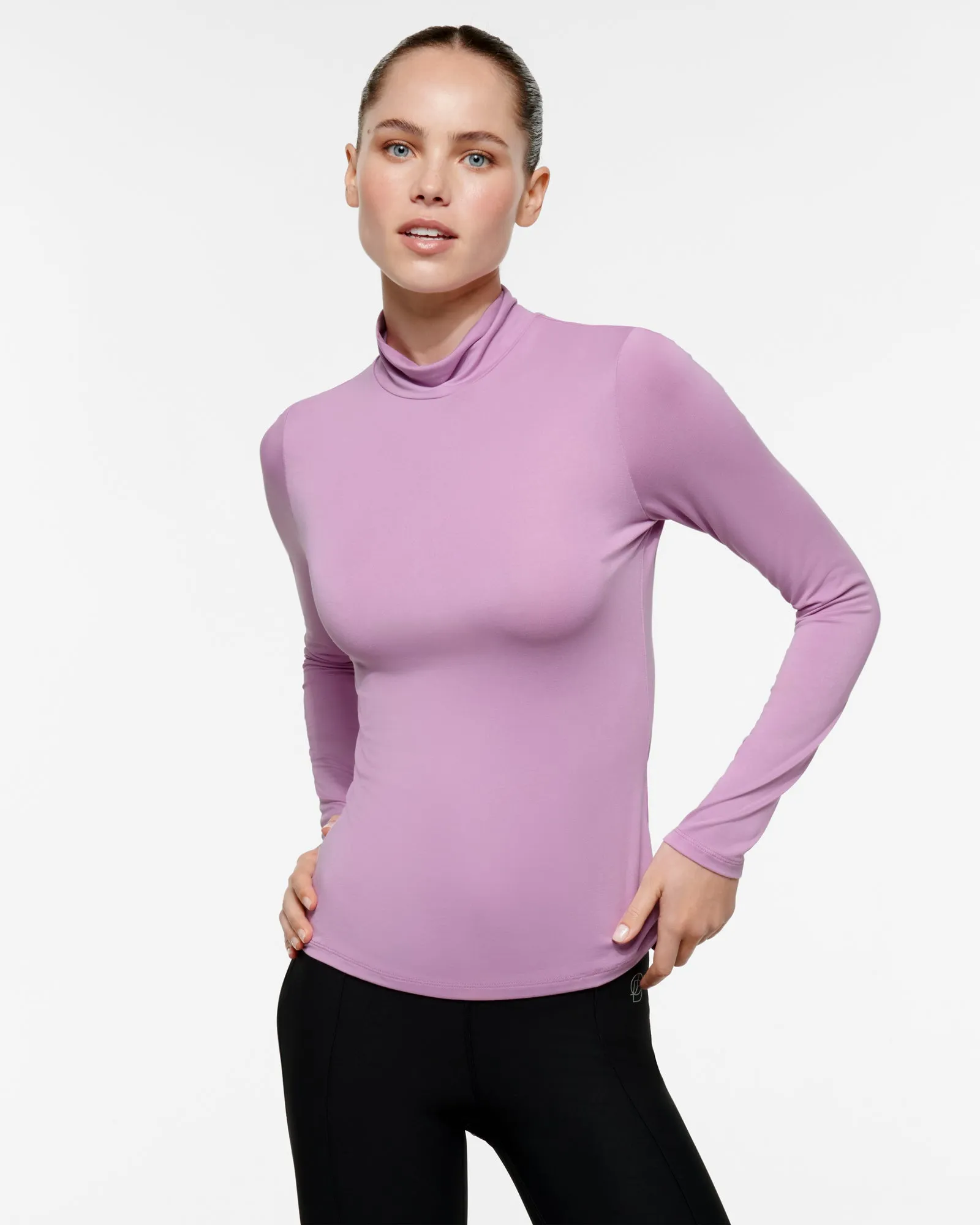 SUMMIT TURTLENECK MODAL LONG SLEEVE TOP MUSK