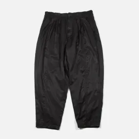 Sylvian Bonded Cotton Trousers - Black