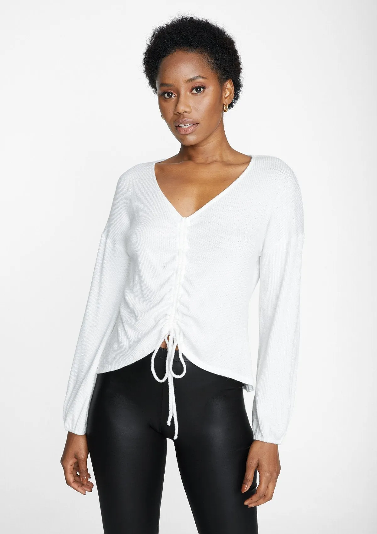 Tall Roxy Ruched Sweater