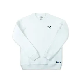 UNISEX BOBBY PULLOVER IN WHITE