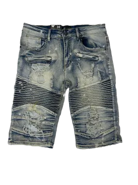 Waimea "Bleach wash" Jeans Shorts