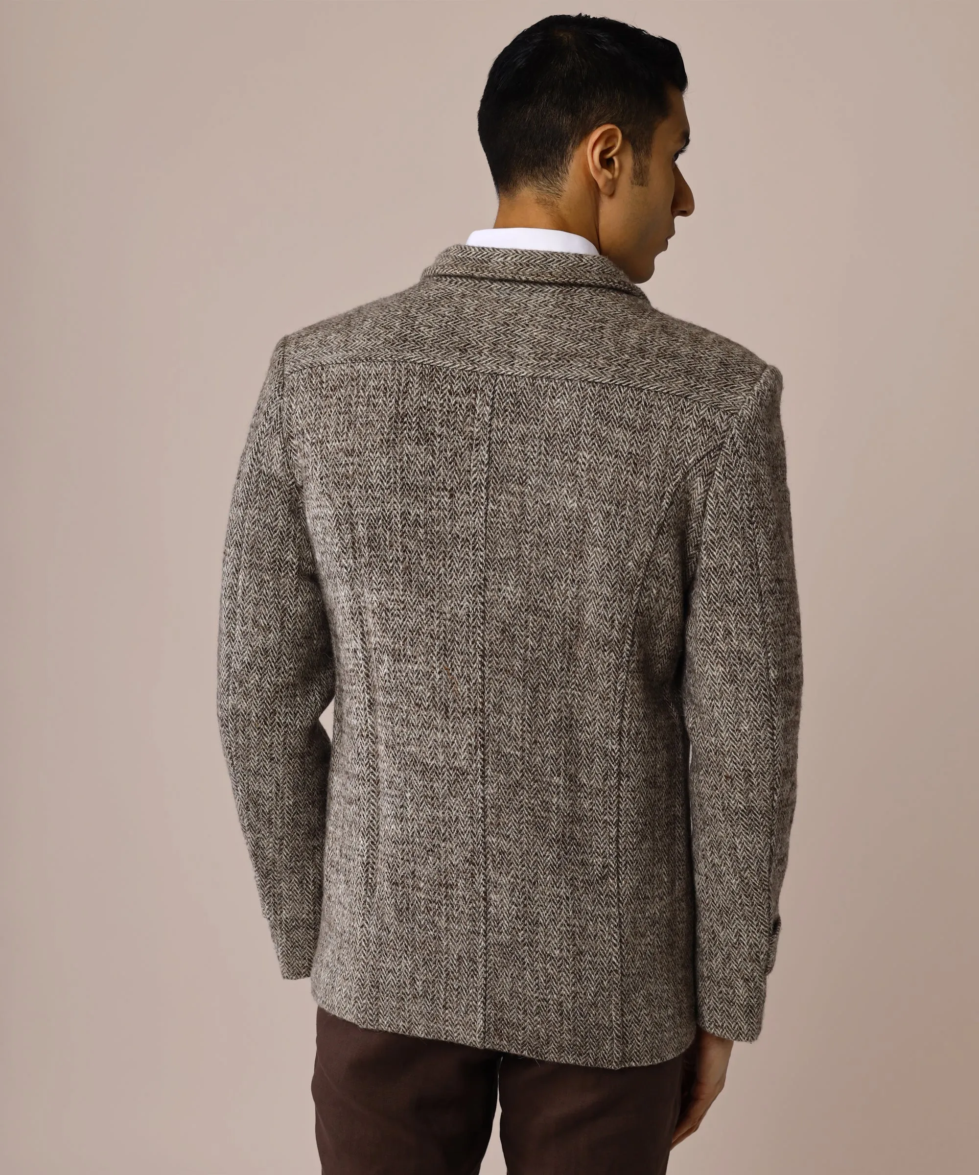 Walnut Balmacaan Coat